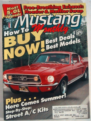 MUSTANG MONTHLY 1993 MAR - A/C UPDATE, GT350 DROP TOP